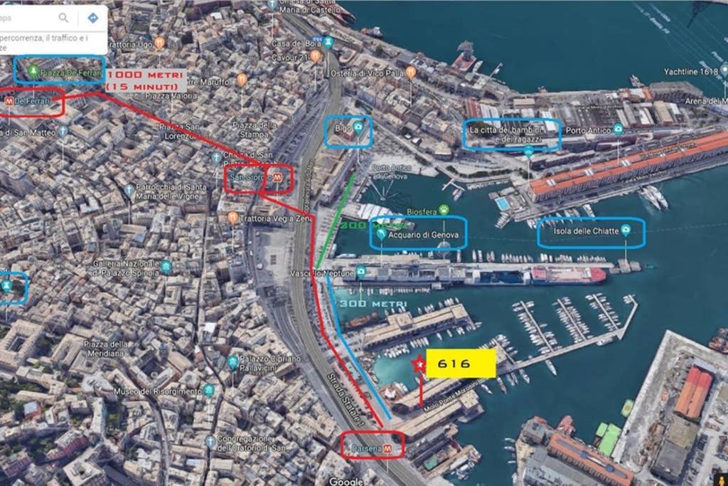 616 Genova - Loft Al Porto Antico Lejlighed Eksteriør billede
